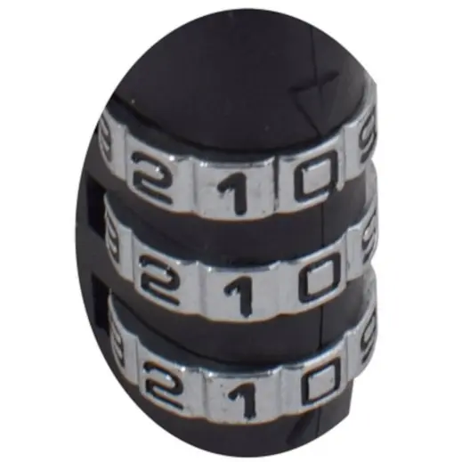 TSA Combination Lock Black Close Up